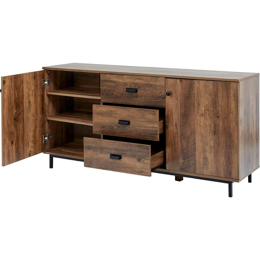 Brooklyn Sideboard with Storage Plus Metal Legs and Handles