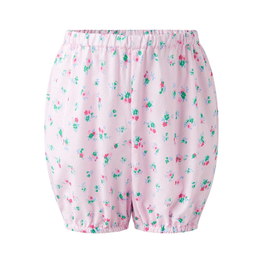 Flutter Sleeve Floral Smocked Dress and Bloomers