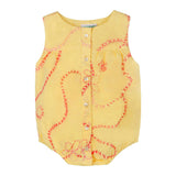 Yellow Color Jardin Romper