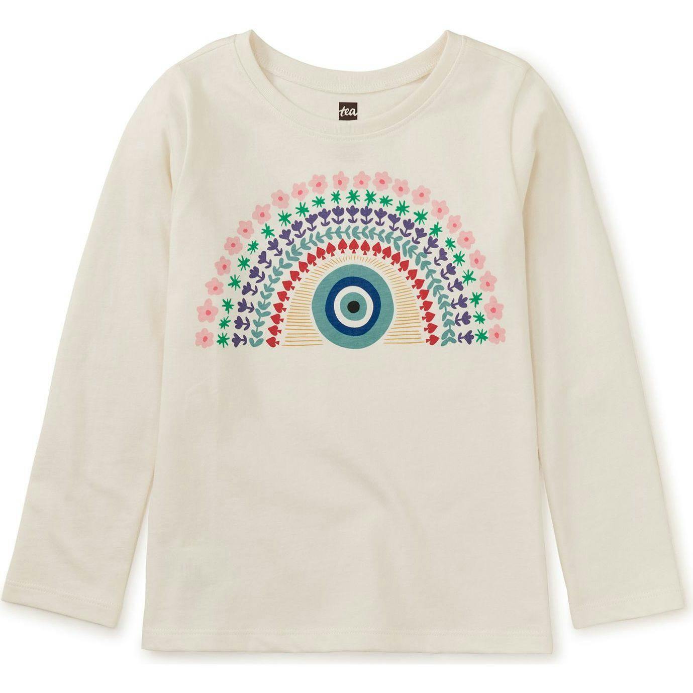 Rainbow Eye Graphic Tee, White