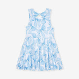 Edda Bow Back Twirl Dress