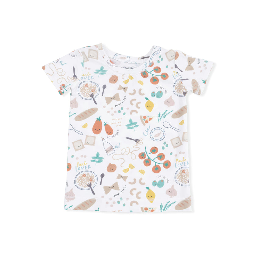 Pasta Lovers - Short Sleeve Loungewear Set