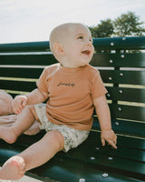 Cotton Rib Jersey T-Shirt And Organic Cotton Jersey Short Set