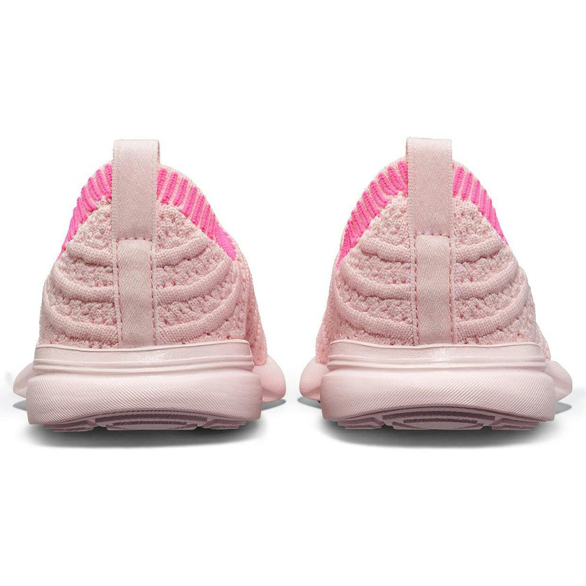 Kid's TechLoom Wave Bleached Pink / Fusion Pink / Ribbed, Pink