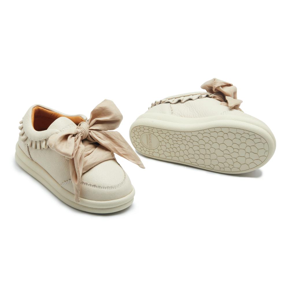 Lexley Sneakers | Cream Leather