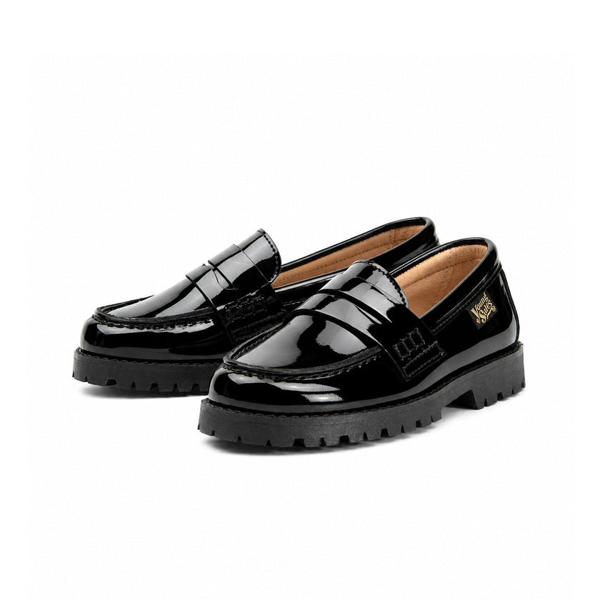 Nicki Kids Loafer - Black Patent Leather