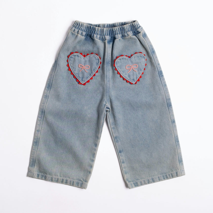 Wide-leg Pant in Denim Darling
