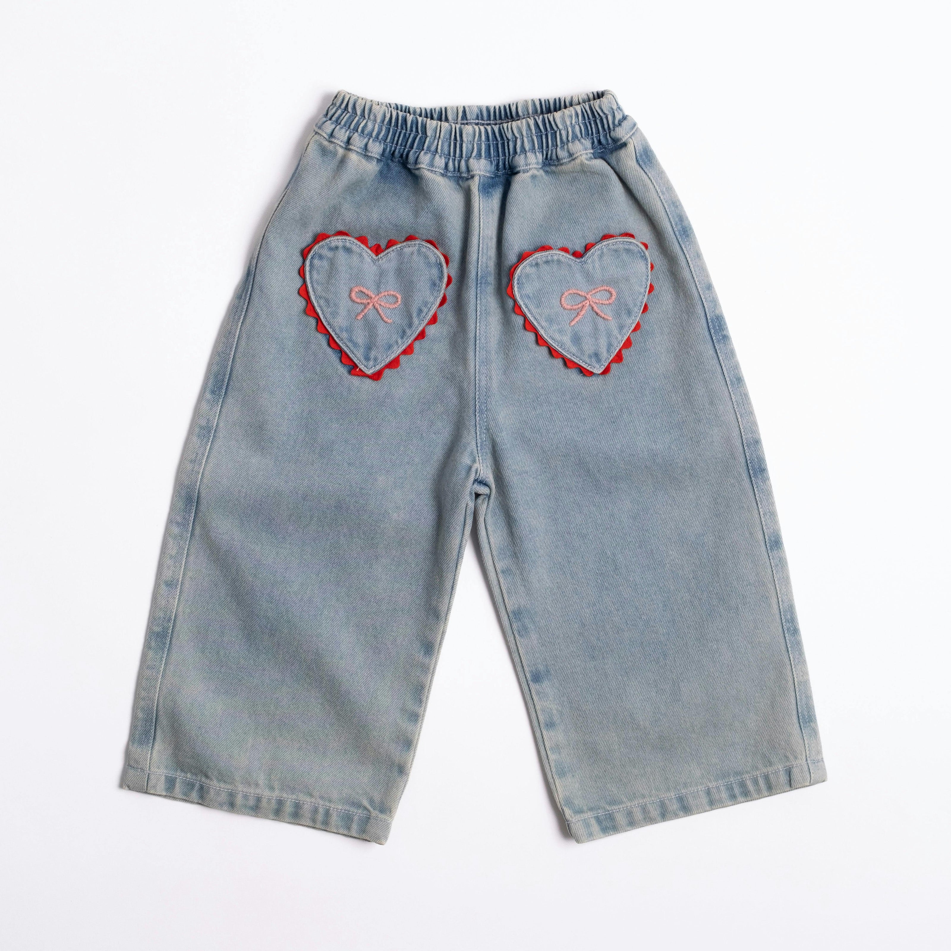 Wide-leg Pant in Denim Darling