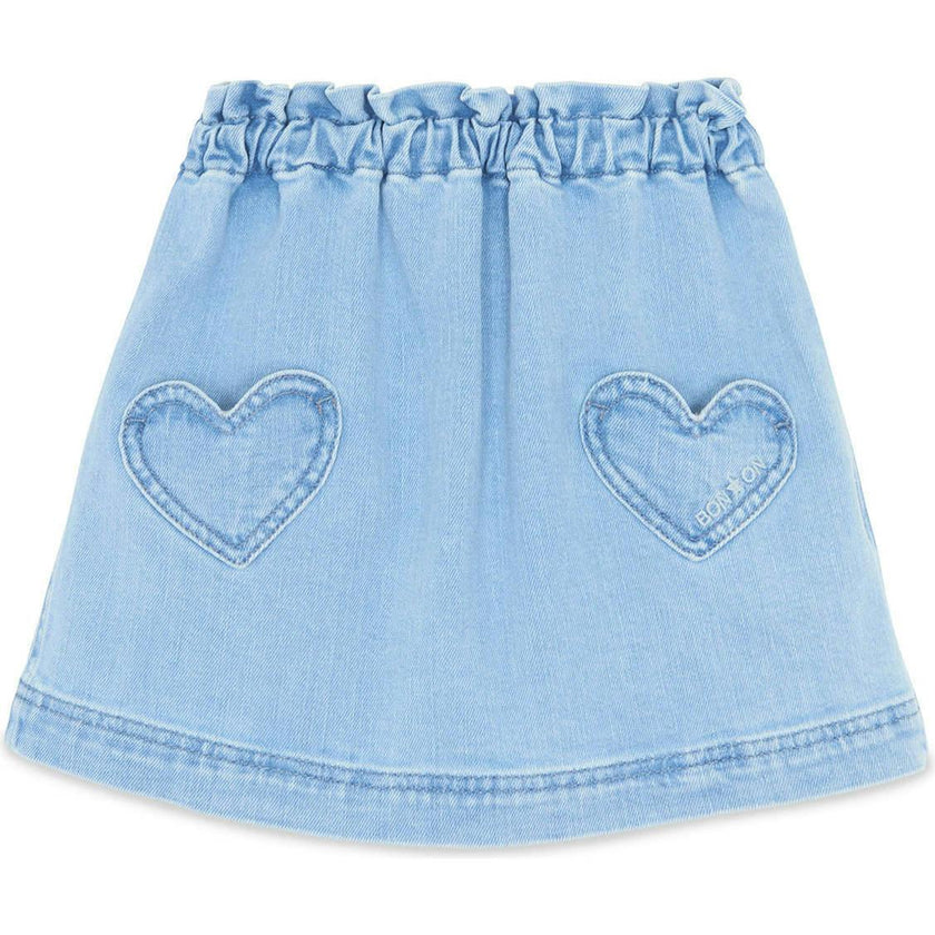 BONTON Douchka Skirt - Denim Blanchi