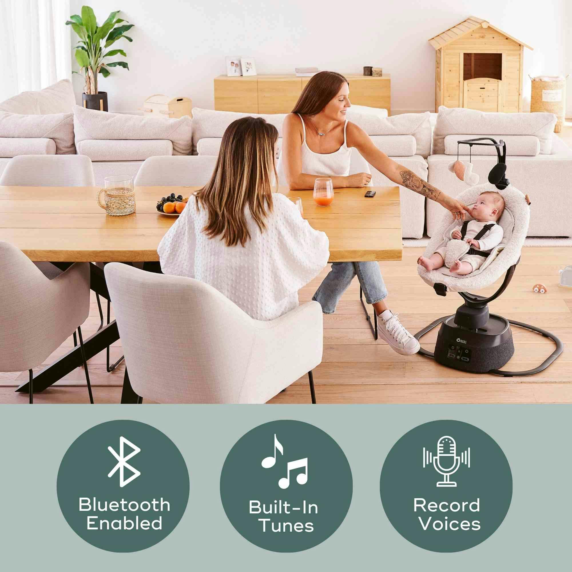 Swoon Evolution Connect Smart Baby Swing