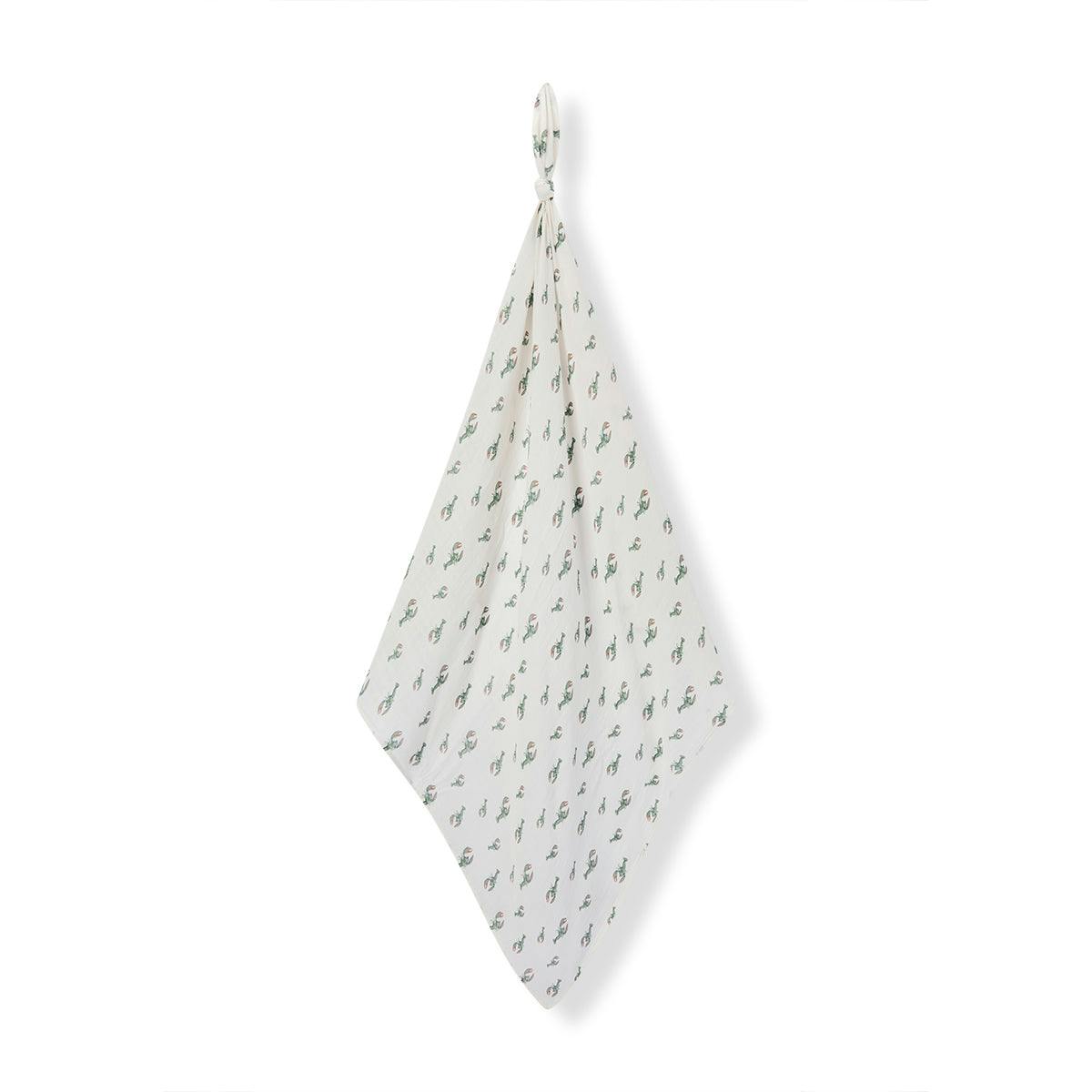 Mint Lobster Bamboo Swaddle