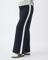 Ari Wide Leg Pant Midnight / White