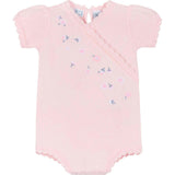 Girls Little Blossoms Knit Romper
