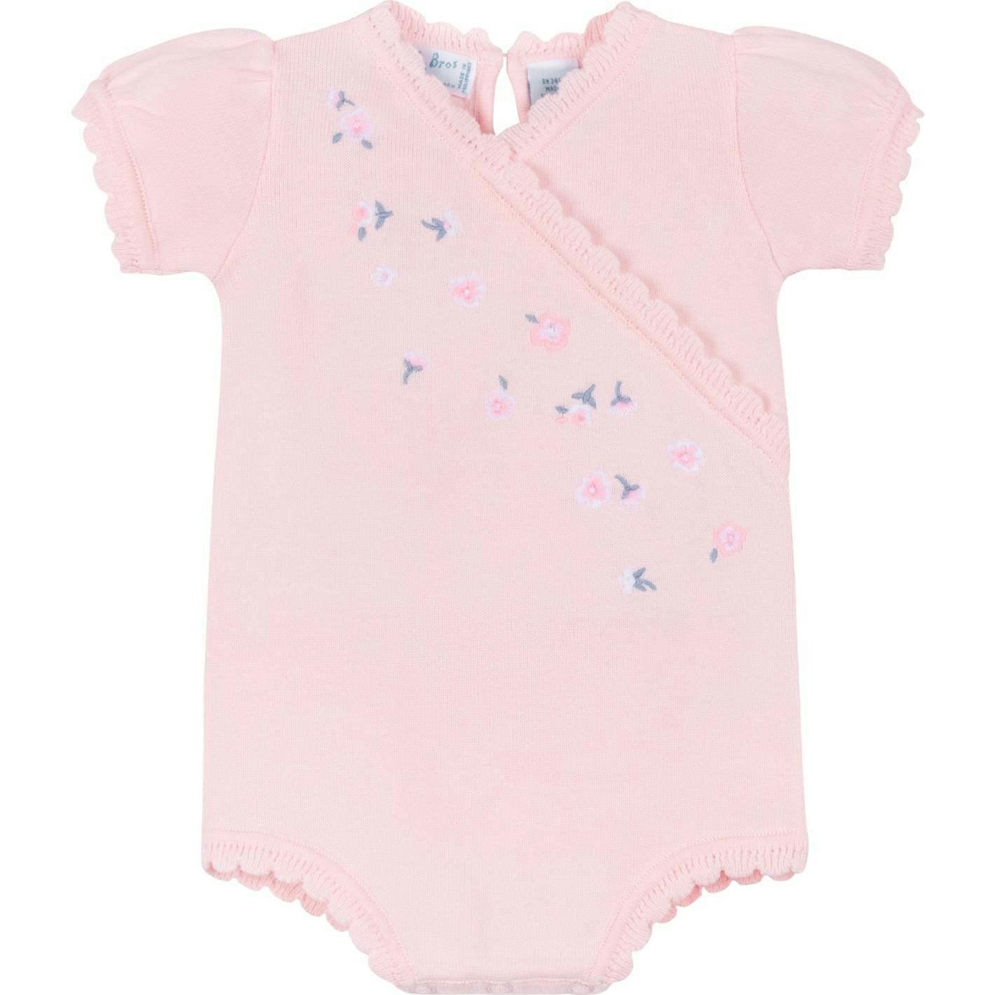 Girls Little Blossoms Knit Romper