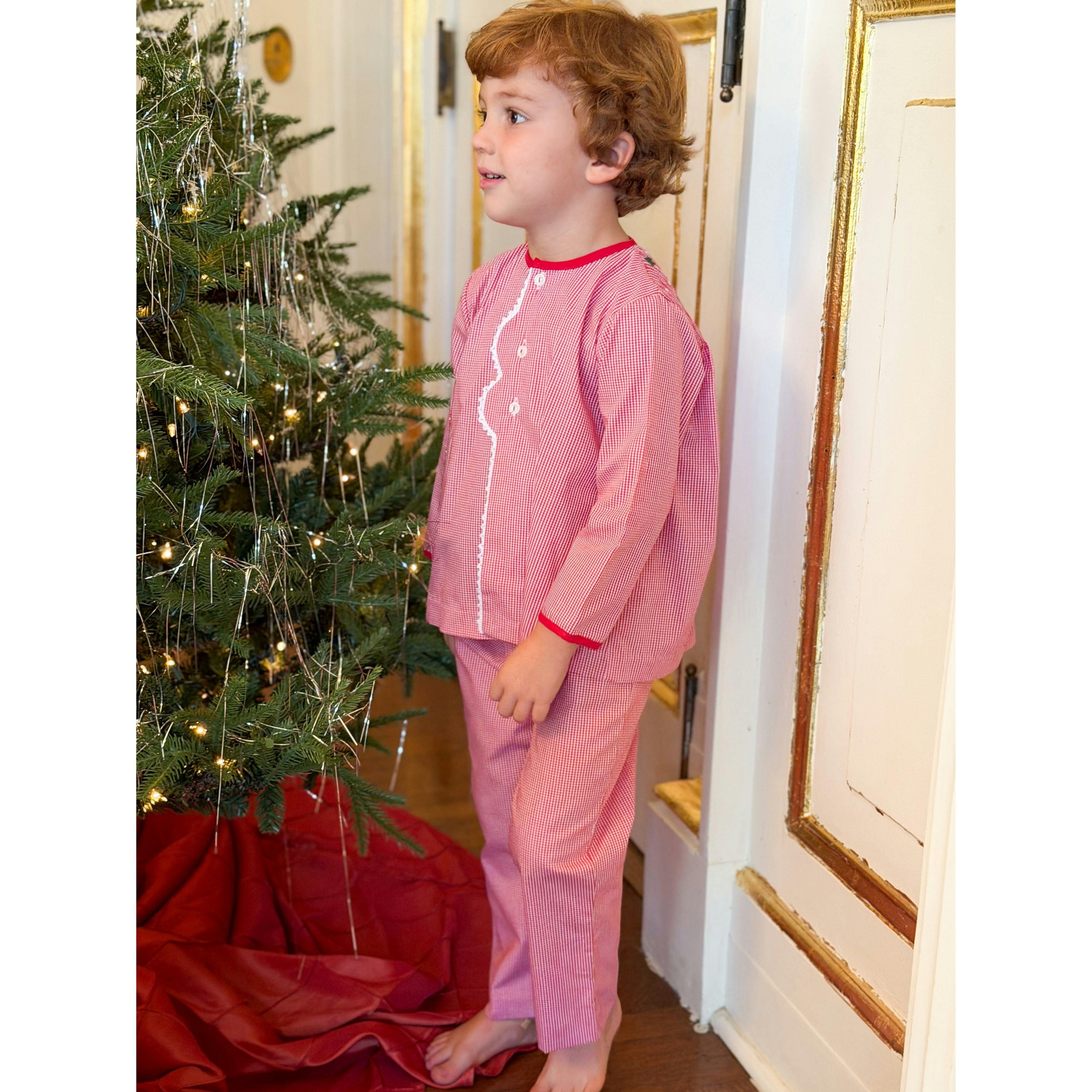 AK Archival Smocked Christmas Trees