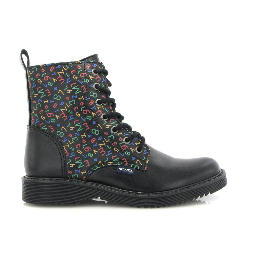 Katy Boots, Letters Multi Print