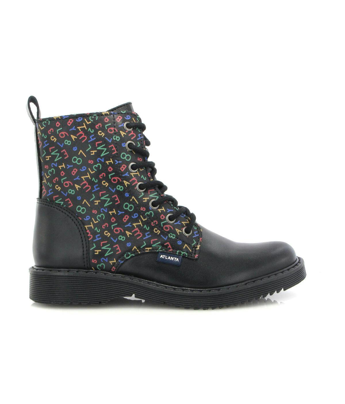 Katy Boots, Letters Multi Print