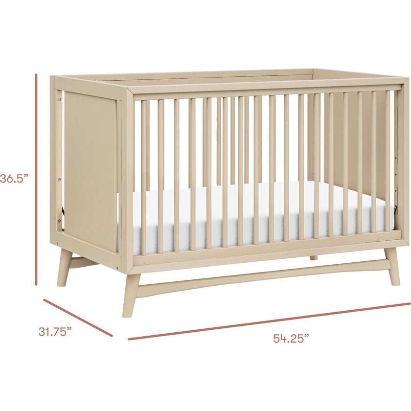 Peggy 3-In-1 Convertible Crib With Toddler Bed Conversion Kit