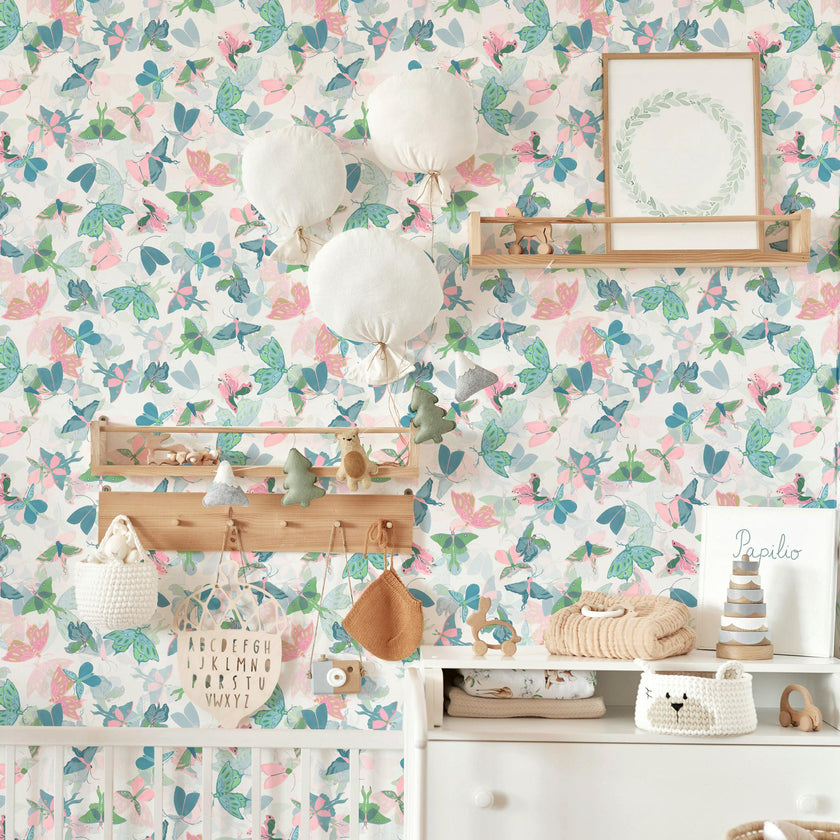 Papier peint Papilio coloris Rose
