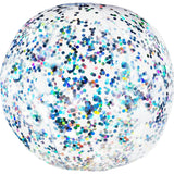 Glitter Beach Ball 19" Jumbo Beach Ball with Silver Glitter