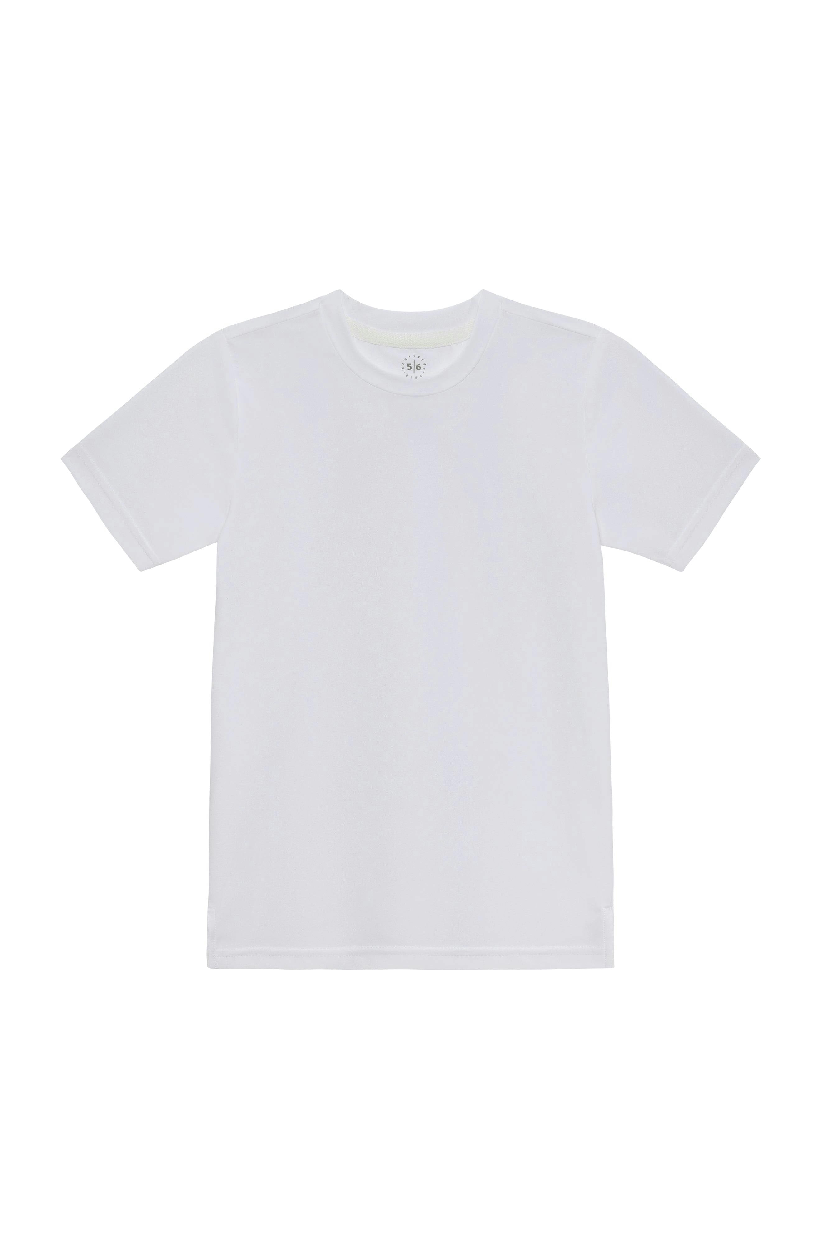 white practice shirt
