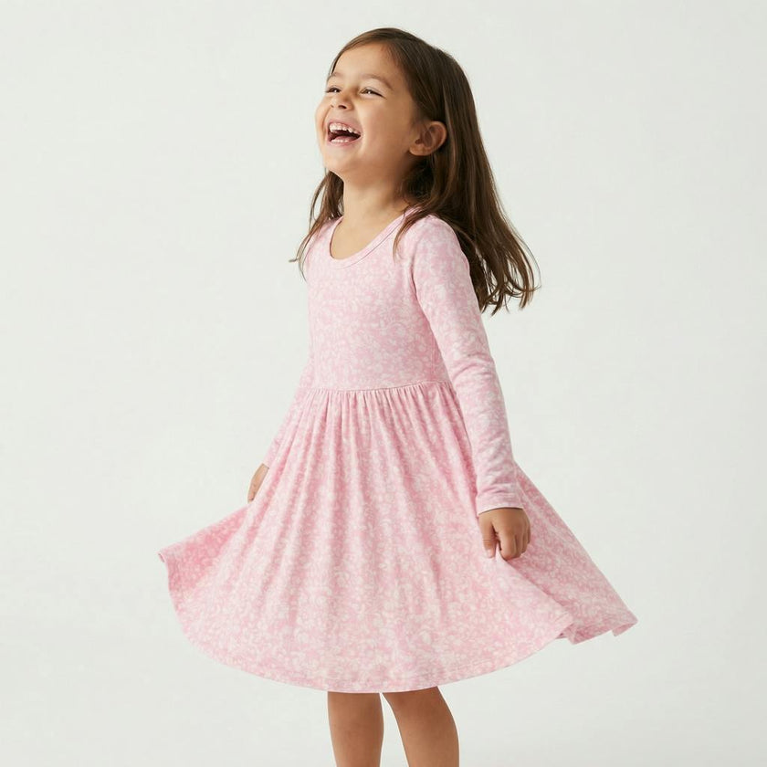 Petite Fleur Bamboo Twirl Dress