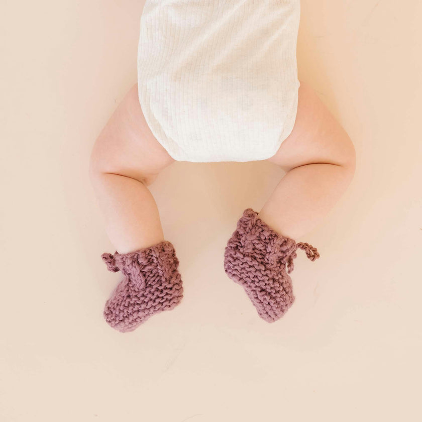 Classic Booties - Mauve