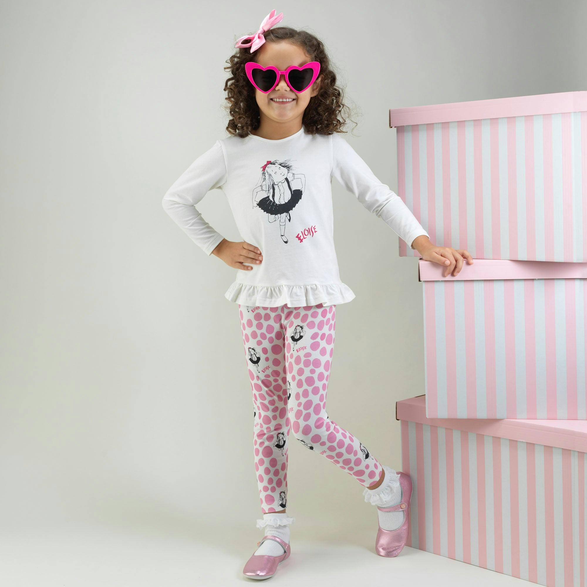 Eloise Dot Jersey Legging Set