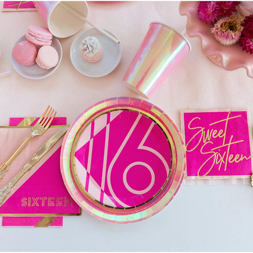 Milestone Sweet 16 Dessert Plates
