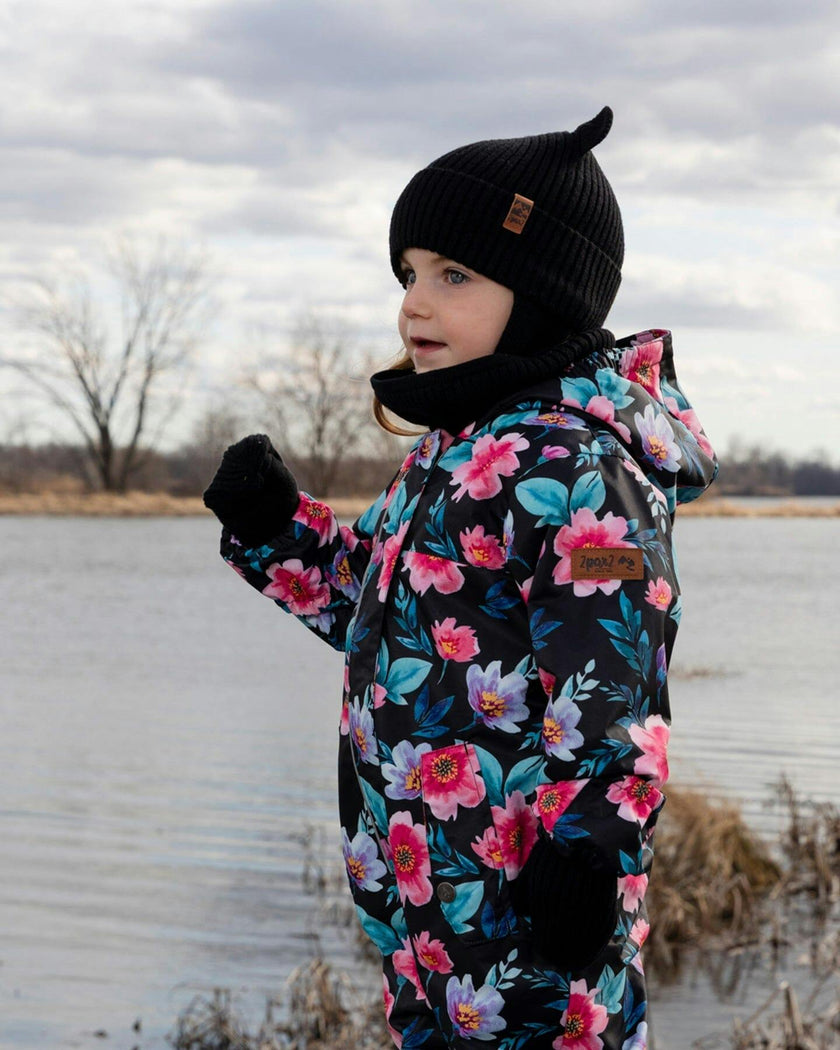 Baby Knit Hat Black
