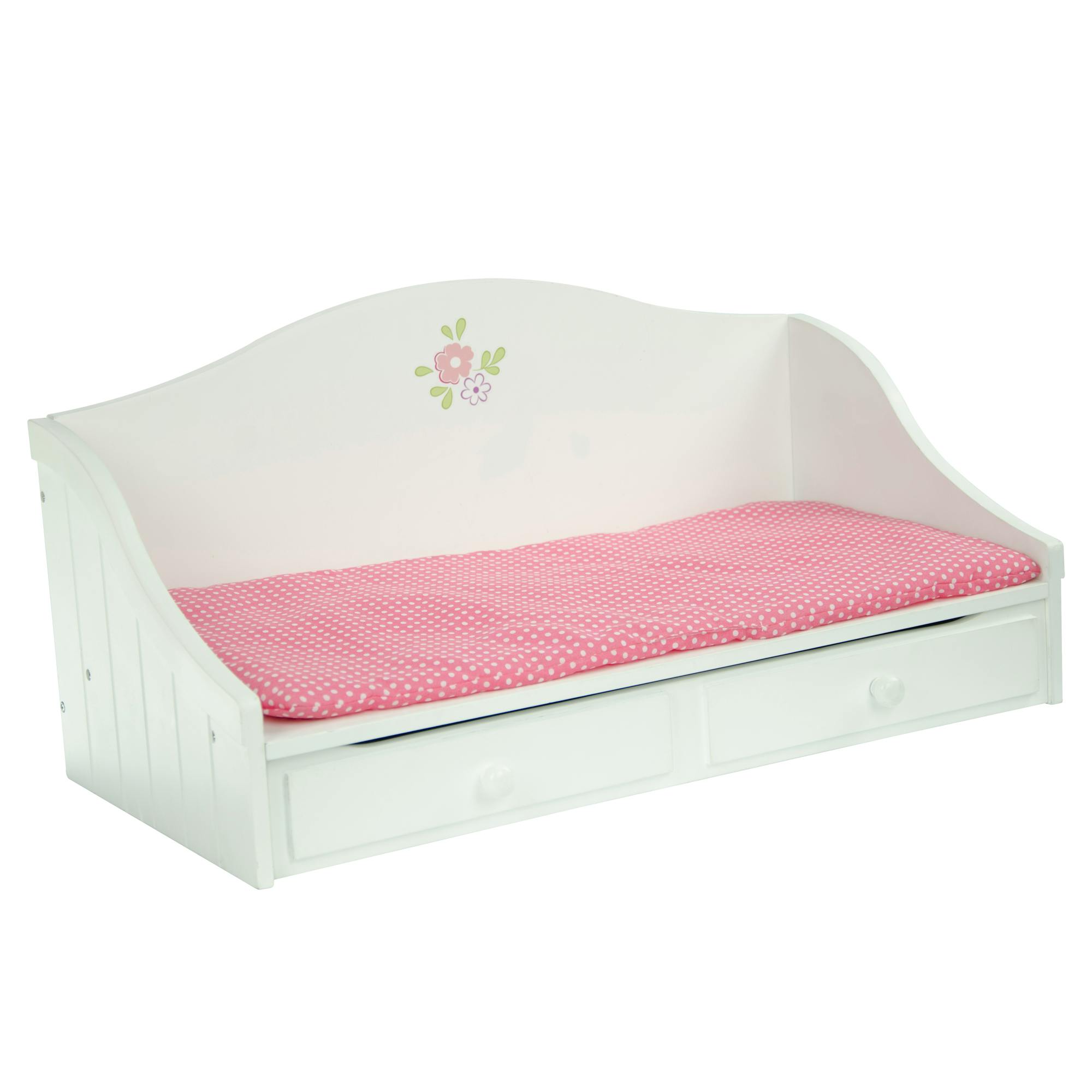 Olivia's Little World Trundle Day Bed with Bedding for 18