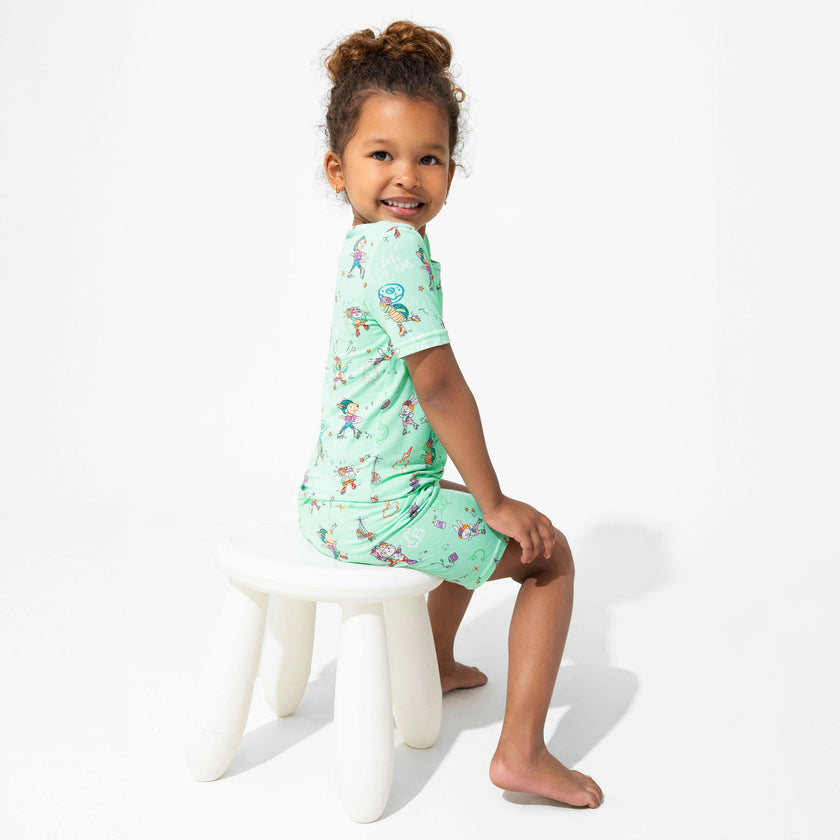 Roller Pet Pals Bamboo Kids Pajama Short Set