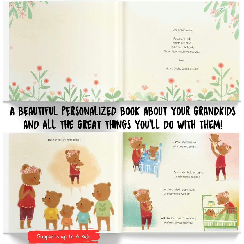 Grandma and Us / Me (A Personalized Read-Aloud Gift from upto 4 Grandkids to Grandmom)
