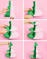 Emerald City Cupcake Tower - 3 tiered display