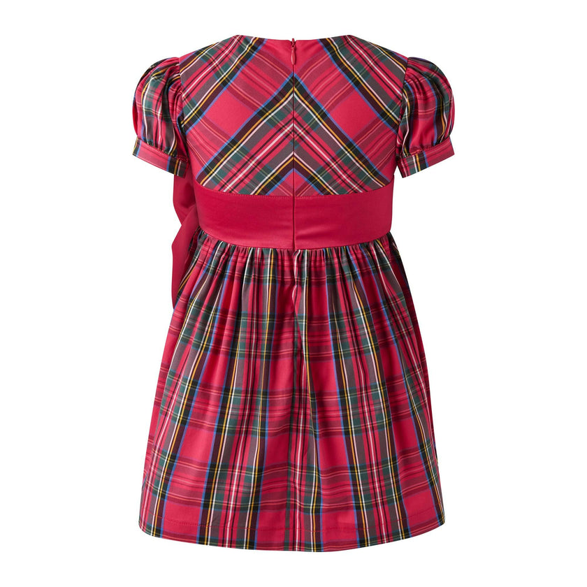 Red Tartan Bow Dress