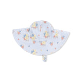 Country Stitch Floral - Wide Brim Sun Hat