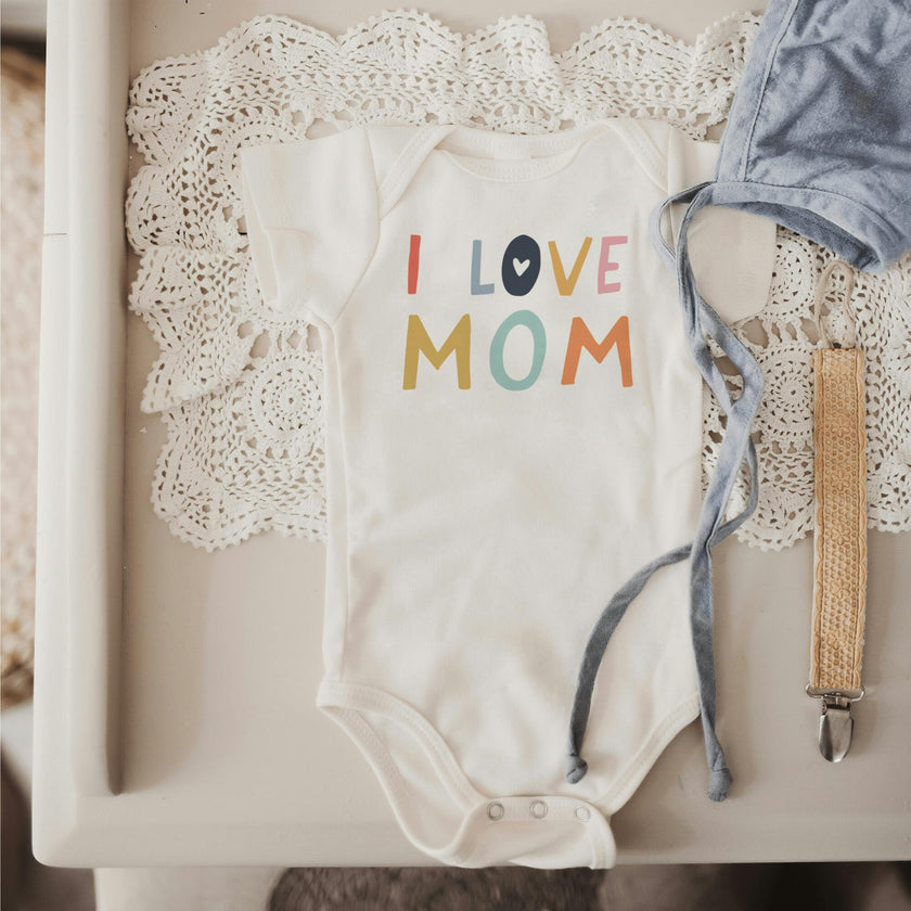 Macrame Swing & Love Mom Bodysuit Bundle