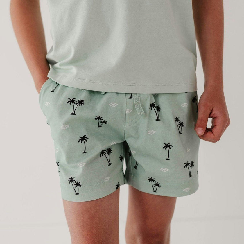 Boy's Twill Beach Shorts