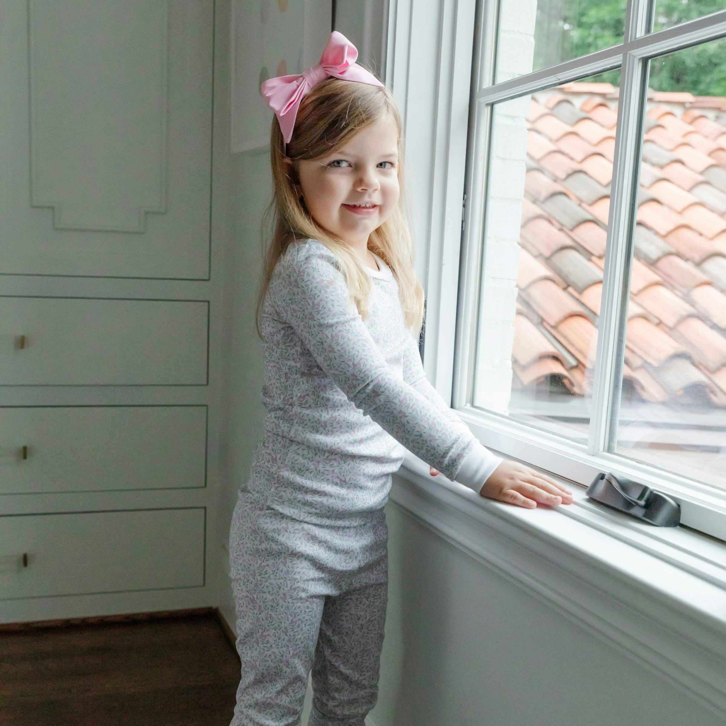 Ava Girls' Pajama Pant Set - Garden Soiree