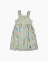 Stripy Dress Mint Blue Floral