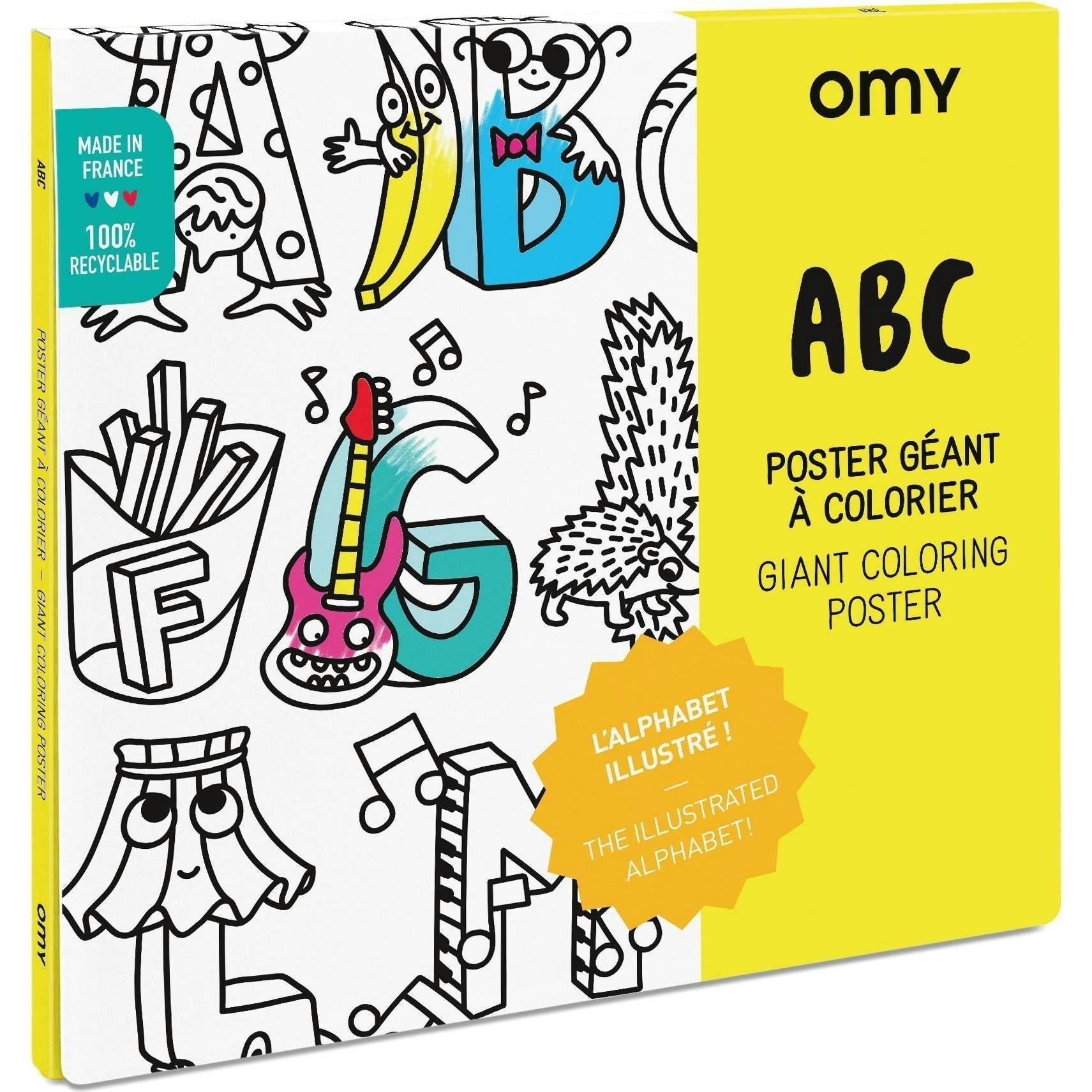 COLORING POSTER - ABC