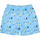 Golf Print Swim Trunk