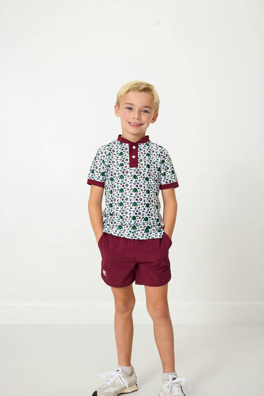 maroon super short