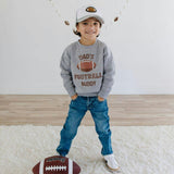 Dad's Football Buddy Sweatshirt - Gray