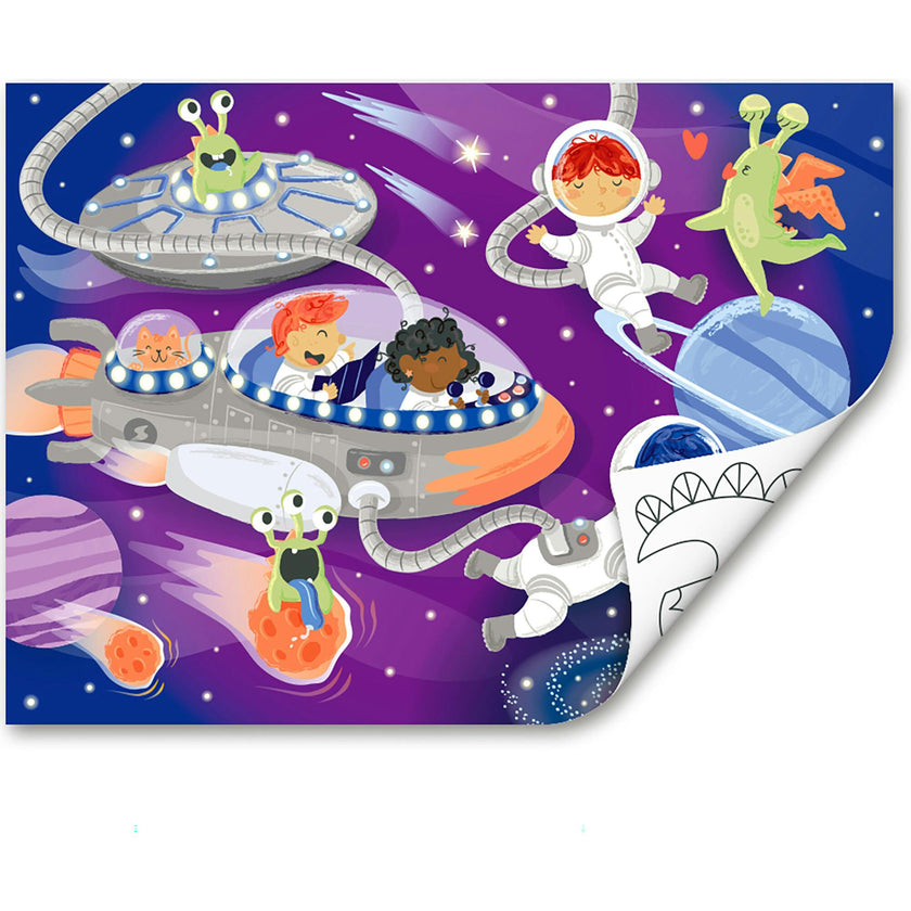 Hape: Space Friends Puzzle - 48pc