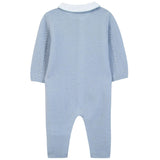 TARTINE ET CHOCOLAT Polar Knit Jumpsuit & Hat - Bleu