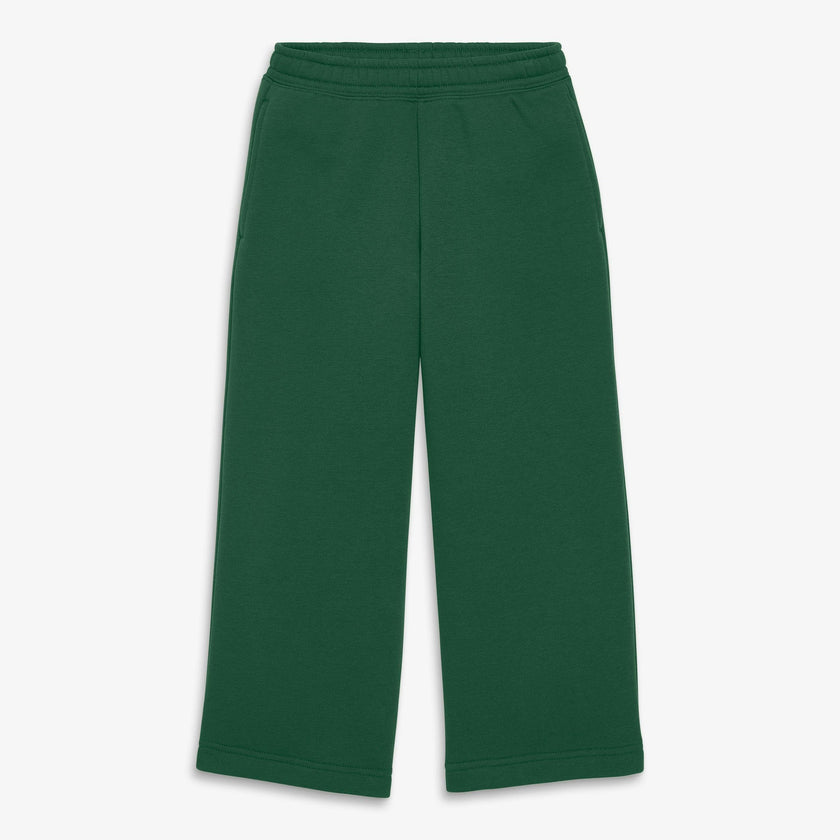 Kids cozy fleece wide-leg pant
