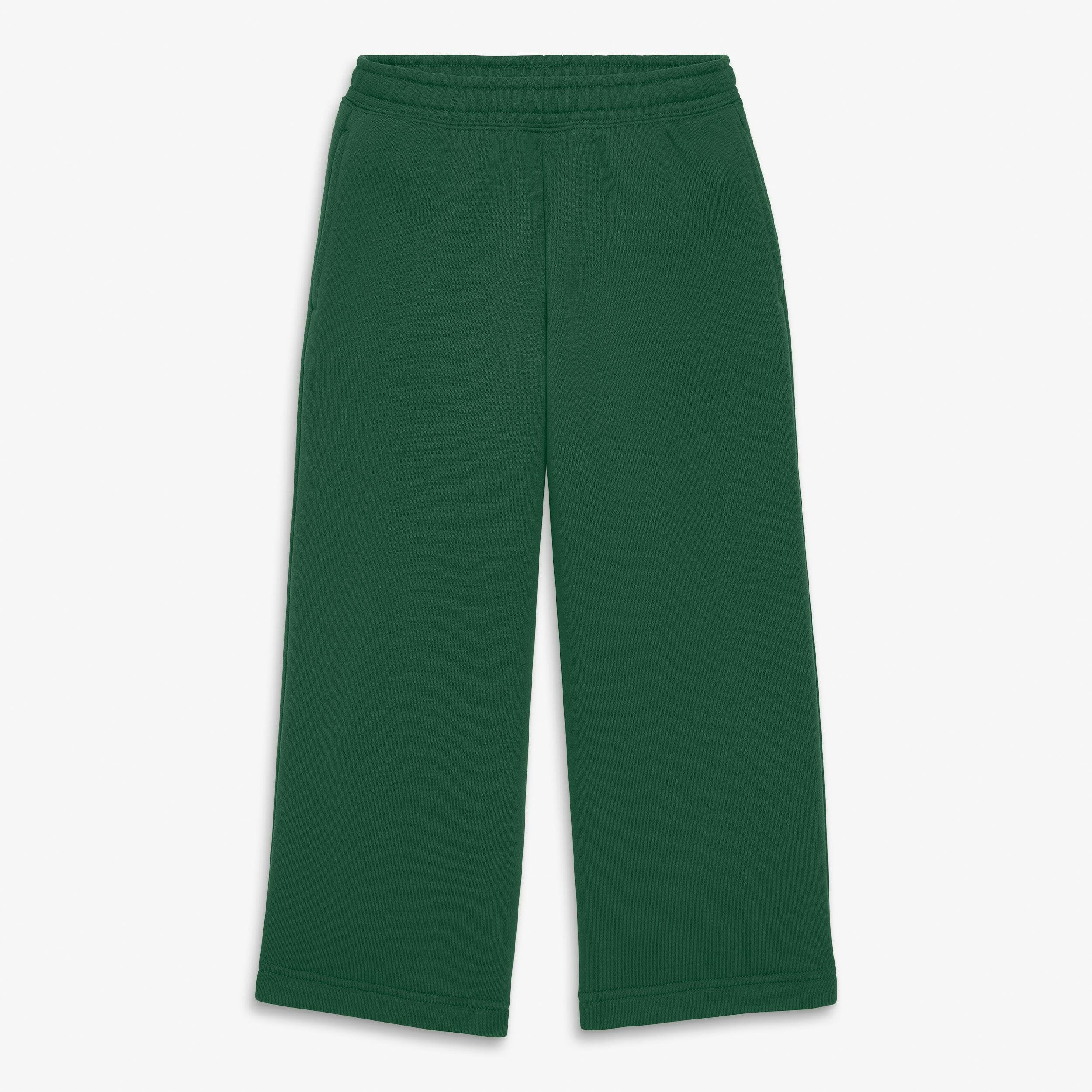 Kids cozy fleece wide-leg pant