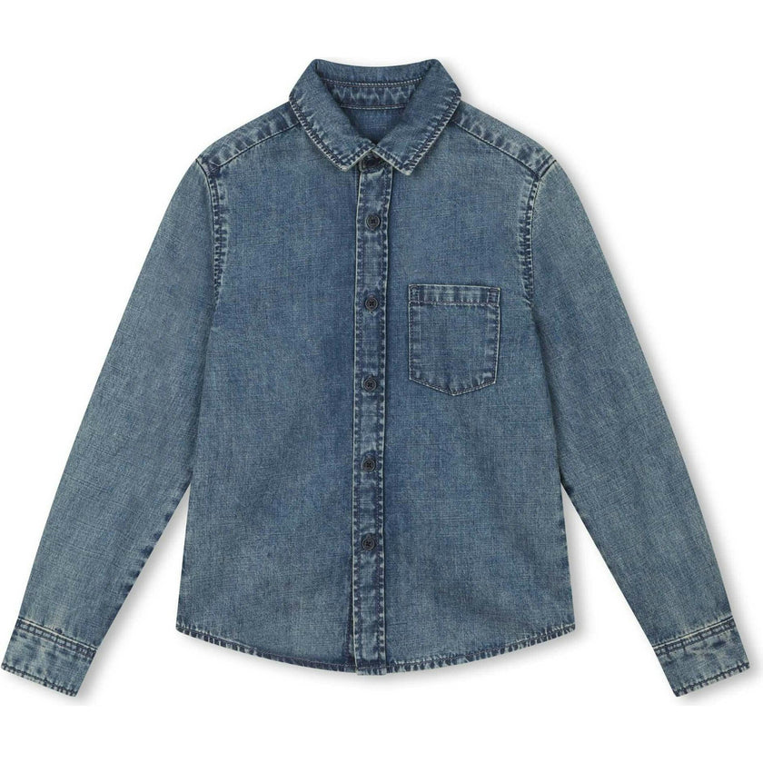 ZADIG & VOLTAIRE Vintage Festival Cotton Denim Shirt