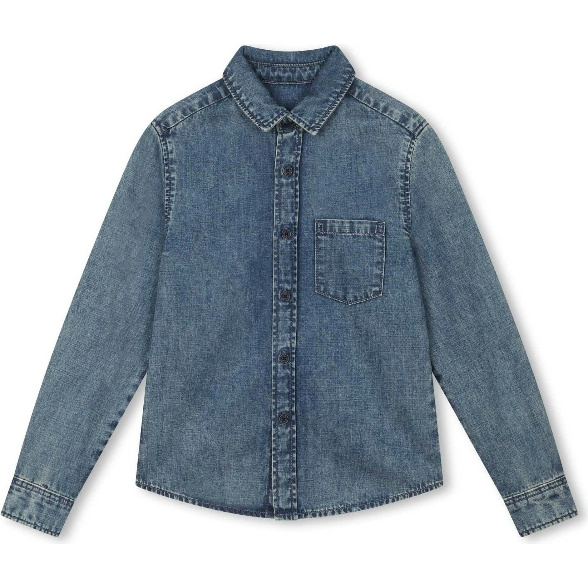 ZADIG & VOLTAIRE Vintage Festival Cotton Denim Shirt